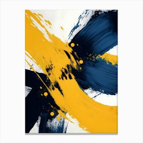 Abstract Brushstrokes 3 Canvas Print