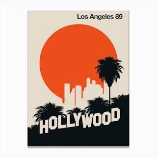 Los Angeles 89 Canvas Print