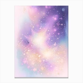 Star Cluster Gouache Space Canvas Print