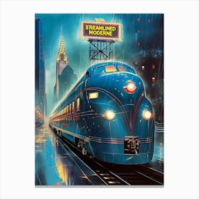 Nyc Subway Train Canvas Print