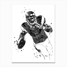 American Football Player 5 Canvas Print
