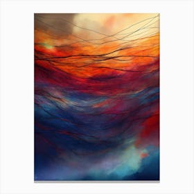 Abstract - Sunset Canvas Print