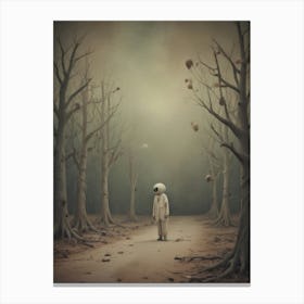 Man In The Woods 1 Canvas Print