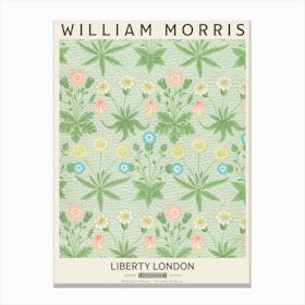 Liberty Print William Morris Daisy Flowers Canvas Print