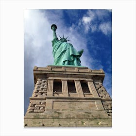 Statue of Liberty from Below Canvas Print