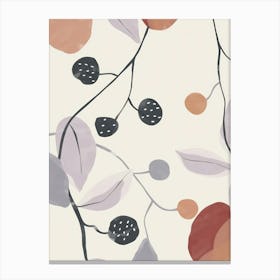 Mulberry Close Up Illustration 2 Canvas Print