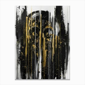 'Black And Gold' 13 Canvas Print