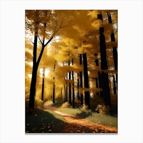 Autumn Forest 95 Canvas Print
