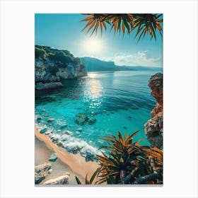 Croatian Beach Canvas Print