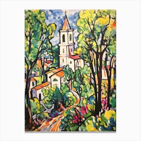 Ravenna Italy 1 Fauvist Painting Canvas Print