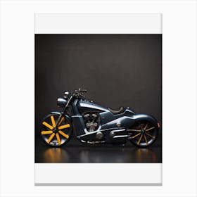 Harley-Davidson Chopper Canvas Print