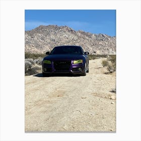 Purple Audi Rs5 1 Canvas Print