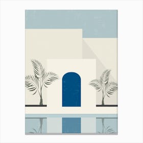 Moroccan Inspired Pool Canvas Print
