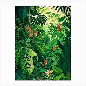 Majestic Jungle 5 Botanical Canvas Print