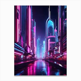 Futuristic City 2 Canvas Print