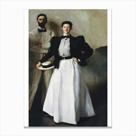 Mr. and Mrs. I. N. Phelps Stokes (1897), John Singer Sargent Canvas Print