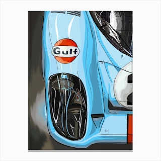 Car Porsche 917 Le Mans Gulf Canvas Print