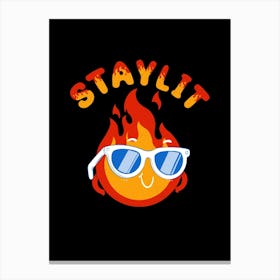 Stay Lit Canvas Print