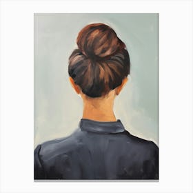Back View Of A Woman Canvas Print