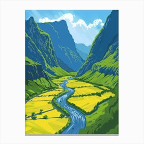 Fjords Of Norway Canvas Print