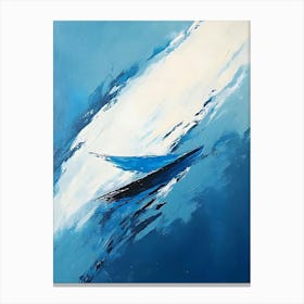 Blue Boat Canvas Print