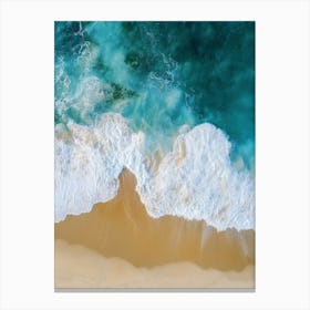 Aerial View Of A Beach 53 Canvas Print