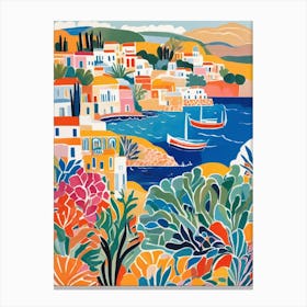 Greece landscape Canvas Print