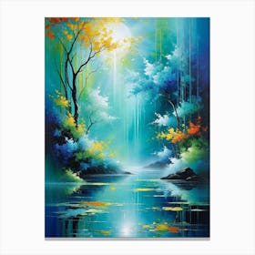 Forest By Russian Artist Canvas Print