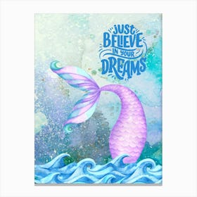 Mermaid mood Canvas Print