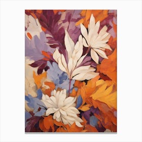 Fall Flower Painting Cineraria 4 Canvas Print