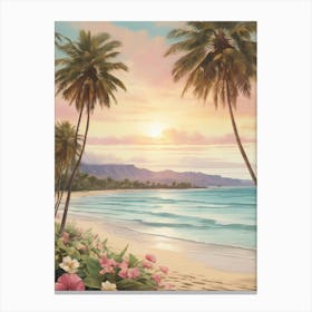 Hawaiian Sunset Canvas Print