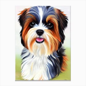 Shih Tzu Watercolour dog Canvas Print