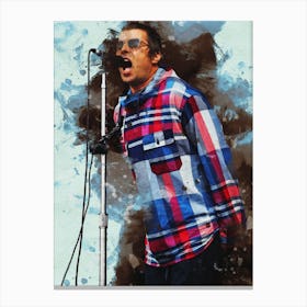 Smudge Liam Gallagher Band Rock Oasis Canvas Print