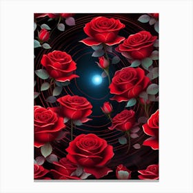 Red Roses 7 Canvas Print