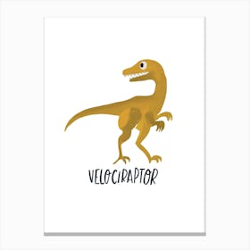 Velociraptor Canvas Print