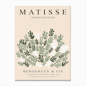 Matisse Papers Decoupage Canvas Print