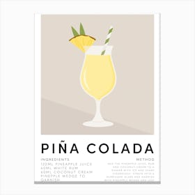 Pina Colada No.1 Canvas Print