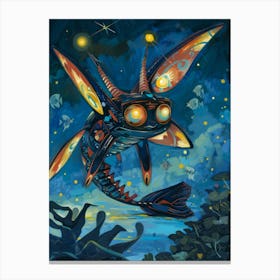 Squid Creature Canvas Print