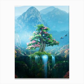 Nature Waterfall Canvas Print