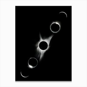 Nasa Solar Eclipse Canvas Print