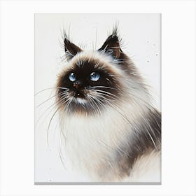 Himalayan Cat Painting 3 Canvas Print