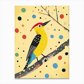 Yellow Woodpecker 1 Canvas Print