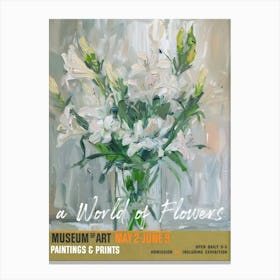 A World Of Flowers, Van Gogh Exhibition Freesia 1 Canvas Print