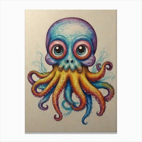 Octopus 53 Canvas Print