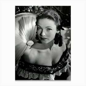 Actress Gene Tierney In A Scene From The Movie Dragonwyck Canvas Print