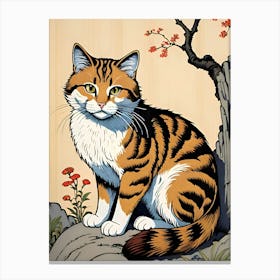 Chinese Cat Canvas Print