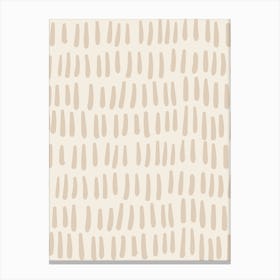 Neutral Abstract Lines Canvas Print