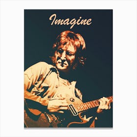 Imagine By John Lennon 2 Canvas Print