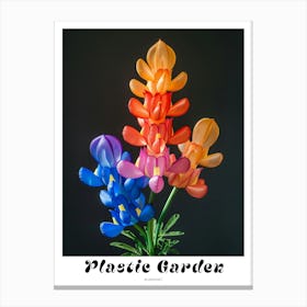 Bright Inflatable Flowers Poster Bluebonnet 5 Canvas Print