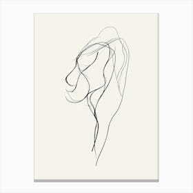 Woman'S Head 4 Canvas Print